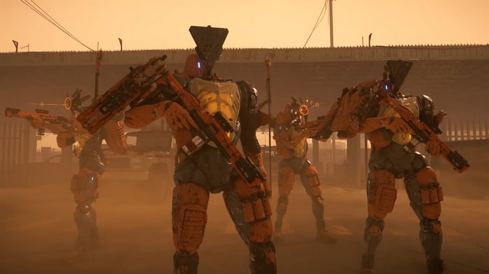 Death Stranding 2 robots with weapons
