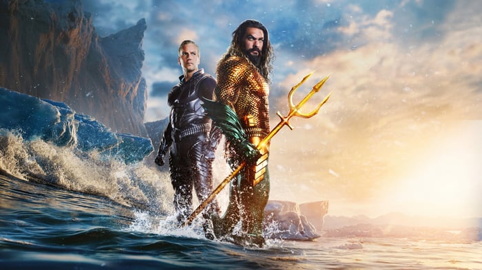 Aquaman and Ocean Master in Aquaman and the Lost Kingdom 4K