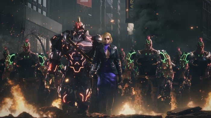 Nina Williams and Jack-8 in Tekken 8 4K