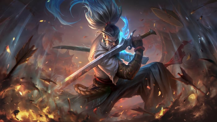 Yasuo from League of Legends in 4K