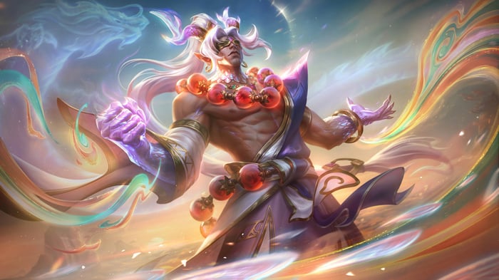 Heavenscale Lee Sin 4K Splash Art