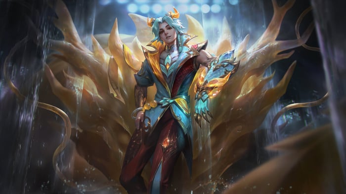 Heavenscale Ezreal Splash Art 4K