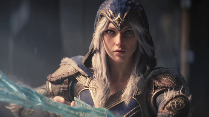 Ashe from League of Legends 4K