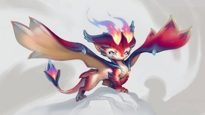 Smolder from League of Legends 4K