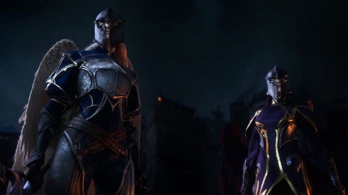 Kayle and Morgana from League of Legends 4K