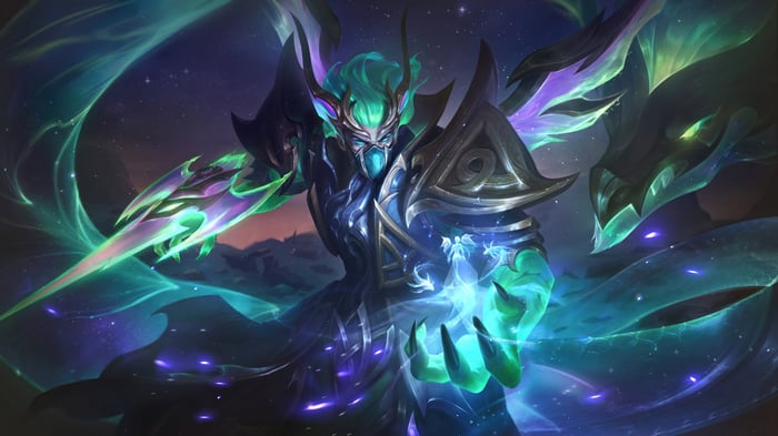 Dragonmancer Kassadin Splash Art 4K