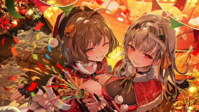 NIKKE: Goddess of Victory Anis and Modernia Christmas