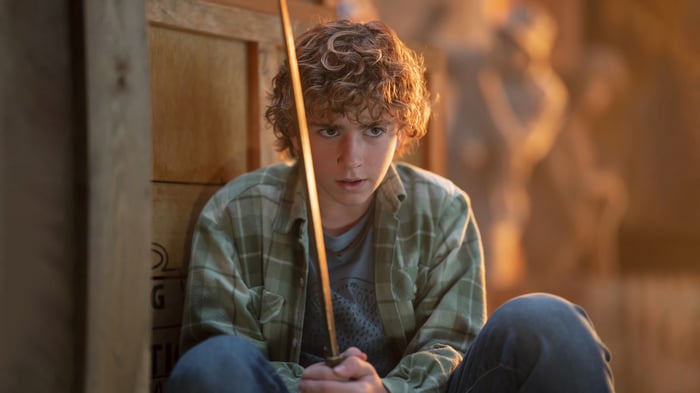 Walker Scobell as Percy Jackson in 4K
