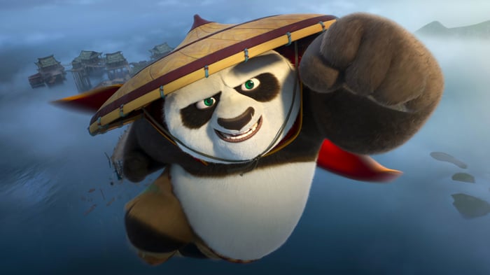 Po from Kung Fu Panda 4 in 4K