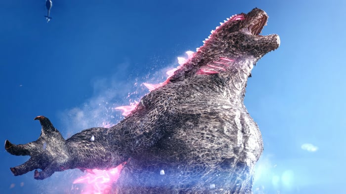 Godzilla in Godzilla x Kong: The New Empire 4K