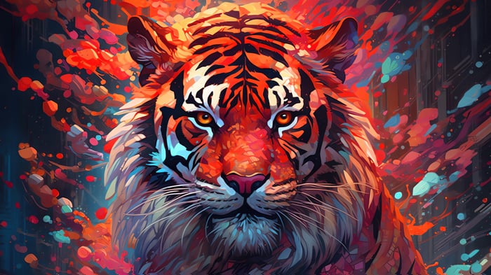Digital Art Tiger 4K