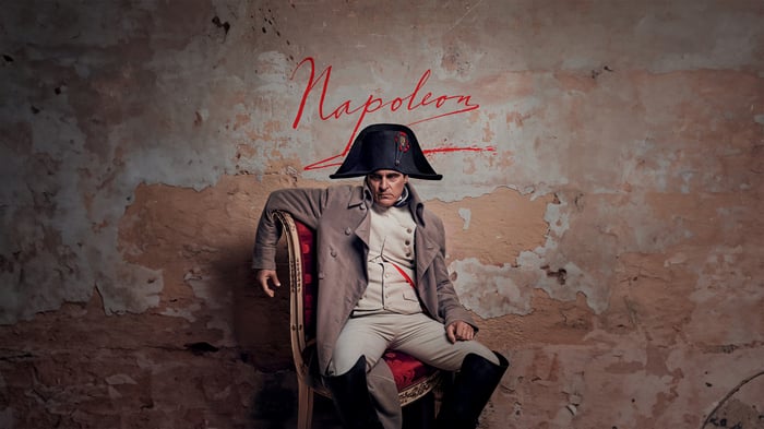Napoleon 2023 Movie Poster with Joaquin Phoenix