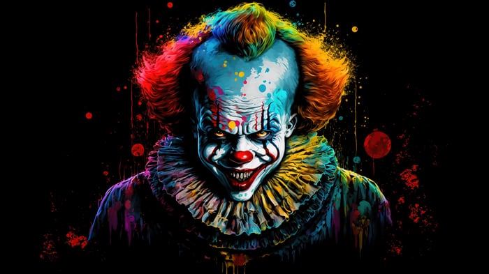 Pennywise the Clown 4K Digital Art