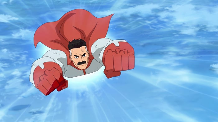 Omni-Man Flying in Invincible 4K