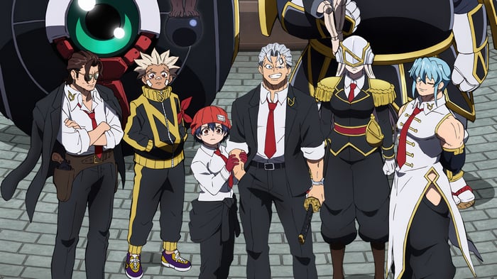 Undead Unluck characters group pose 4K