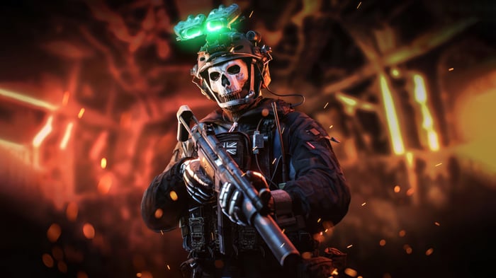 Ghost from Call of Duty: Modern Warfare 2 4K