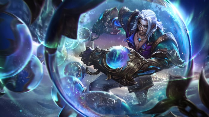 Winterblessed Sylas in League of Legends 4K