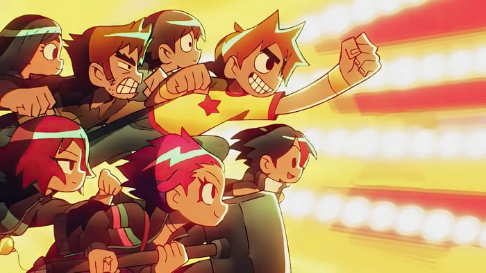 Scott Pilgrim Takes Off Anime 4K