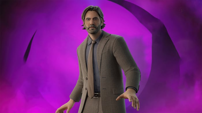 Alan Wake in Fortnite 4K