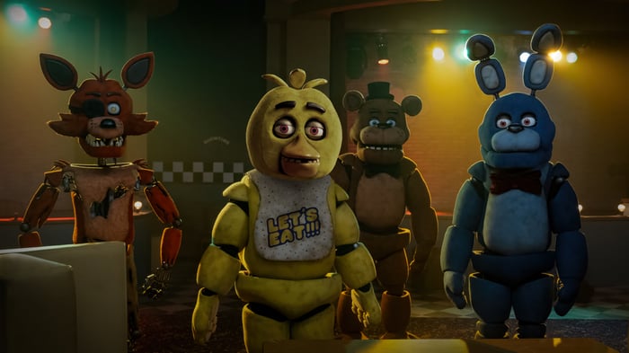 Five Nights at Freddy's characters in 4K