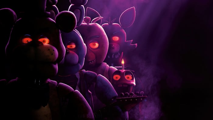 Five Nights at Freddy's characters in 4K