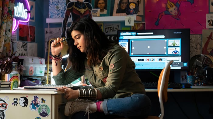 Kamala Khan in her room
