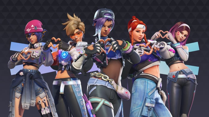 Overwatch 2 x Le Sserafim Characters