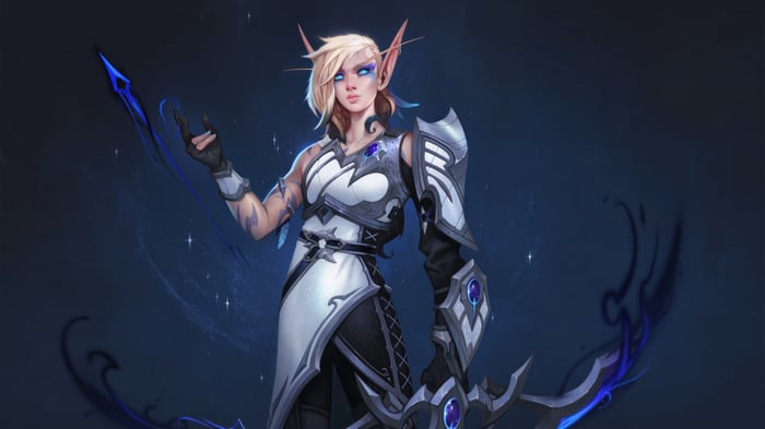 Alleria Windrunner in World of Warcraft: The War Within 4K