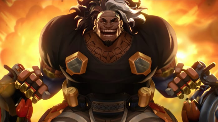 Mauga from Overwatch 2 in 4K
