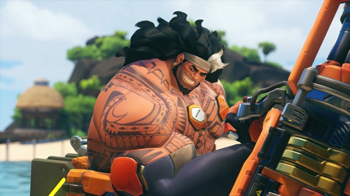 Mauga from Overwatch 2 in 4K