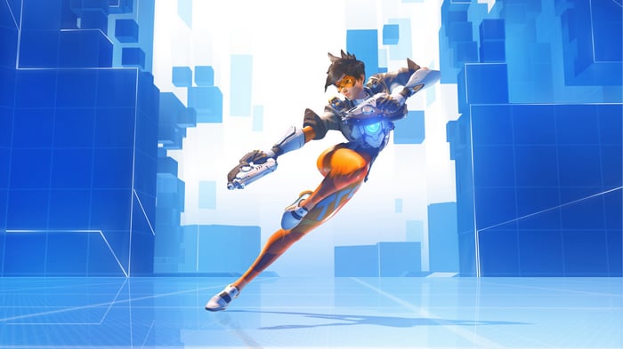 Tracer from Overwatch in 4K