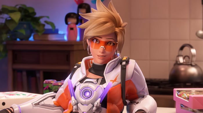 Tracer from Overwatch 4K