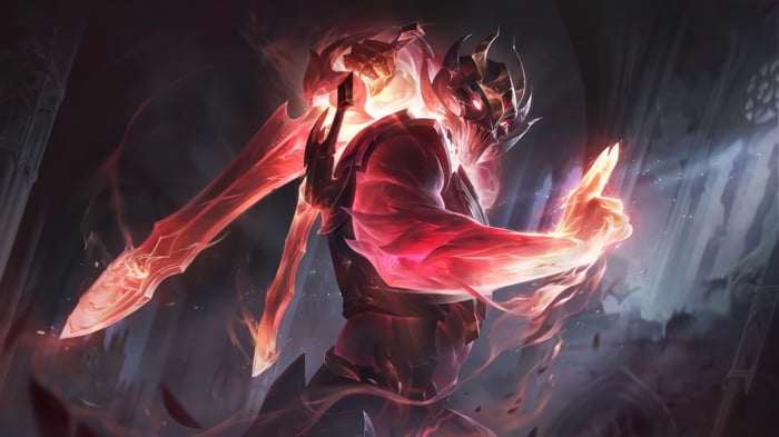 Shen from League of Legends 4K Splash Art