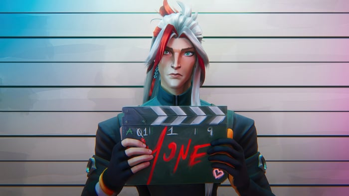 Yone Mugshot with Heartsteel Clapperboard