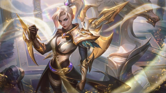 Vayne from League of Legends Splash Art 4K