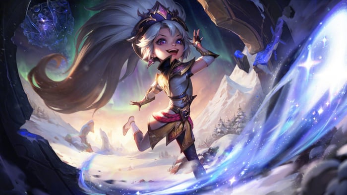 Zoe from League of Legends 4K Splash Art