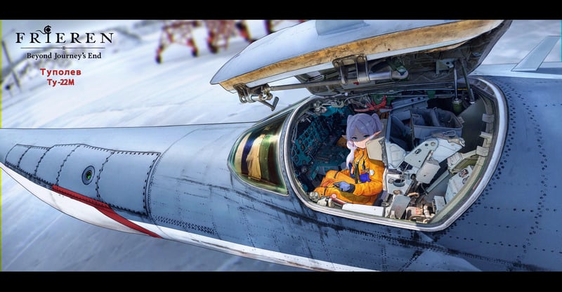 Frieren in a Strategic Bomber Cockpit