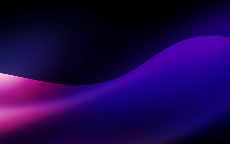 Abstract gradient wave of pink, purple, and blue