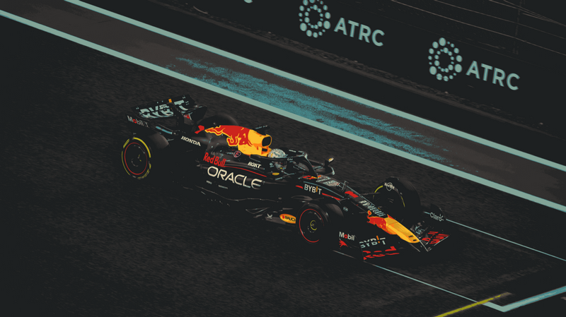 Red Bull Formula 1 race car on track