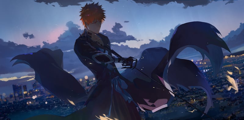 Kurosaki Ichigo with Tensa Zangetsu