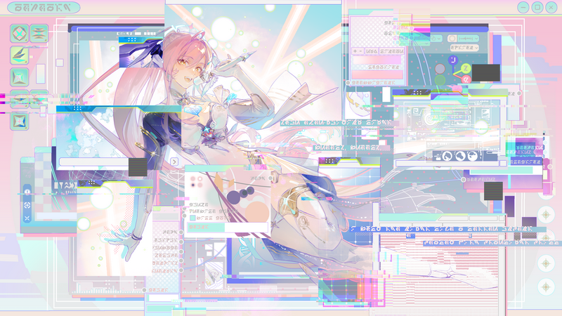Aemeath from Wuthering Waves in a digital interface
