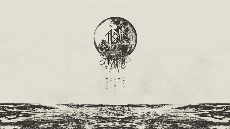 Sleep Token logo with moon and tentacles over water