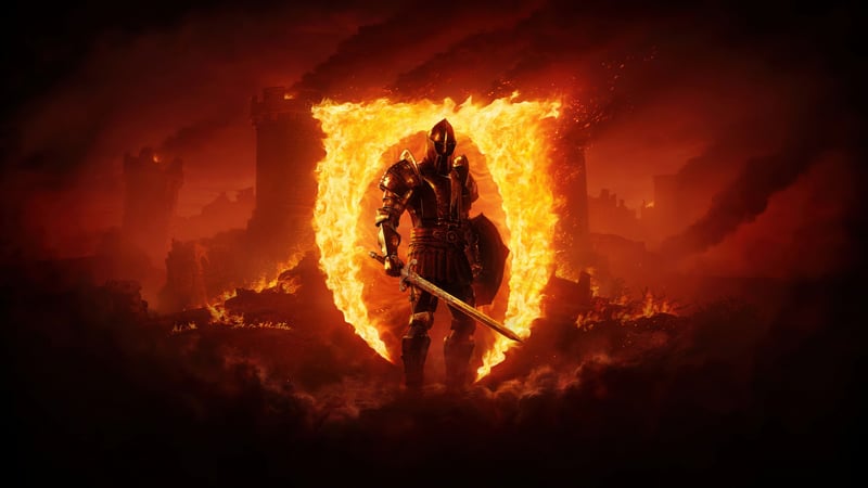 The Elder Scrolls IV: Oblivion Remastered Knight in Fire Portal