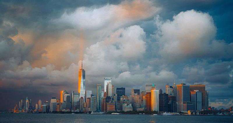 New York City Skyline with One World Trade Center