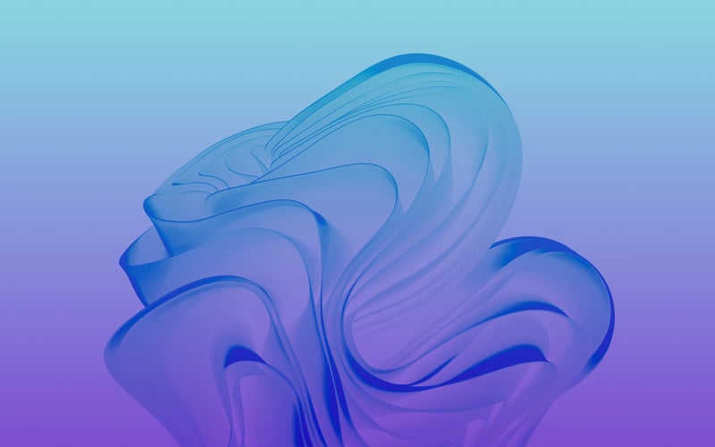 Windows 11 abstract gradient digital art