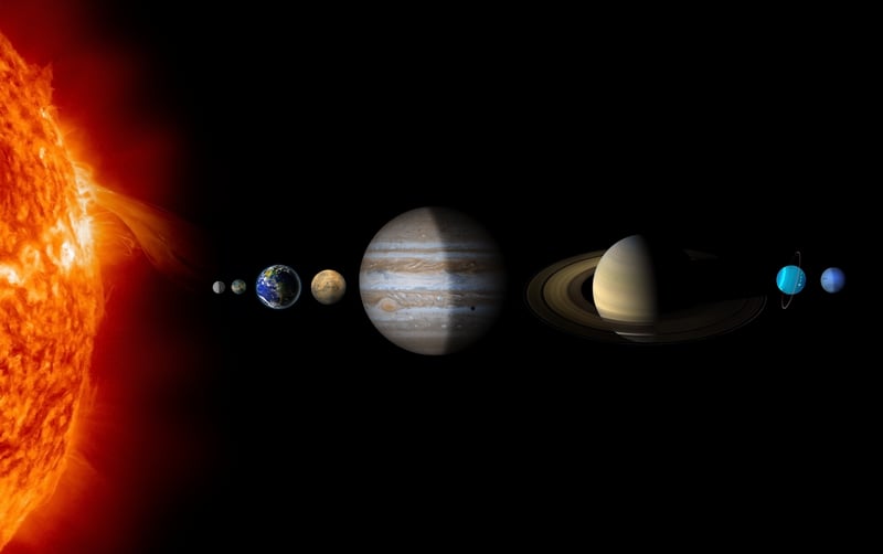 The Sun and Planets of the Solar System