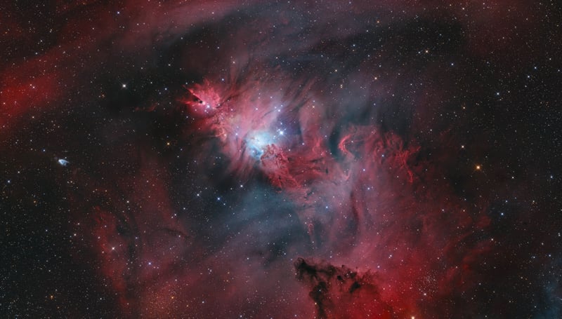 NGC 2264 Star Cluster and Nebula
