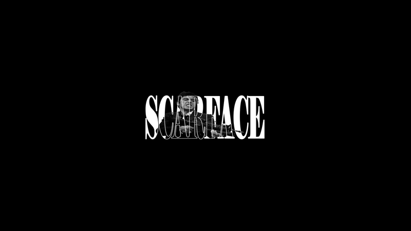 Scarface movie title with Tony Montana