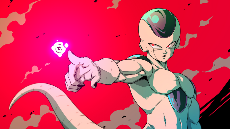 Frieza charging a death ball