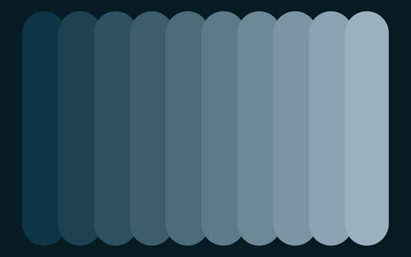 Abstract gradient pattern of blue and gray vertical bars